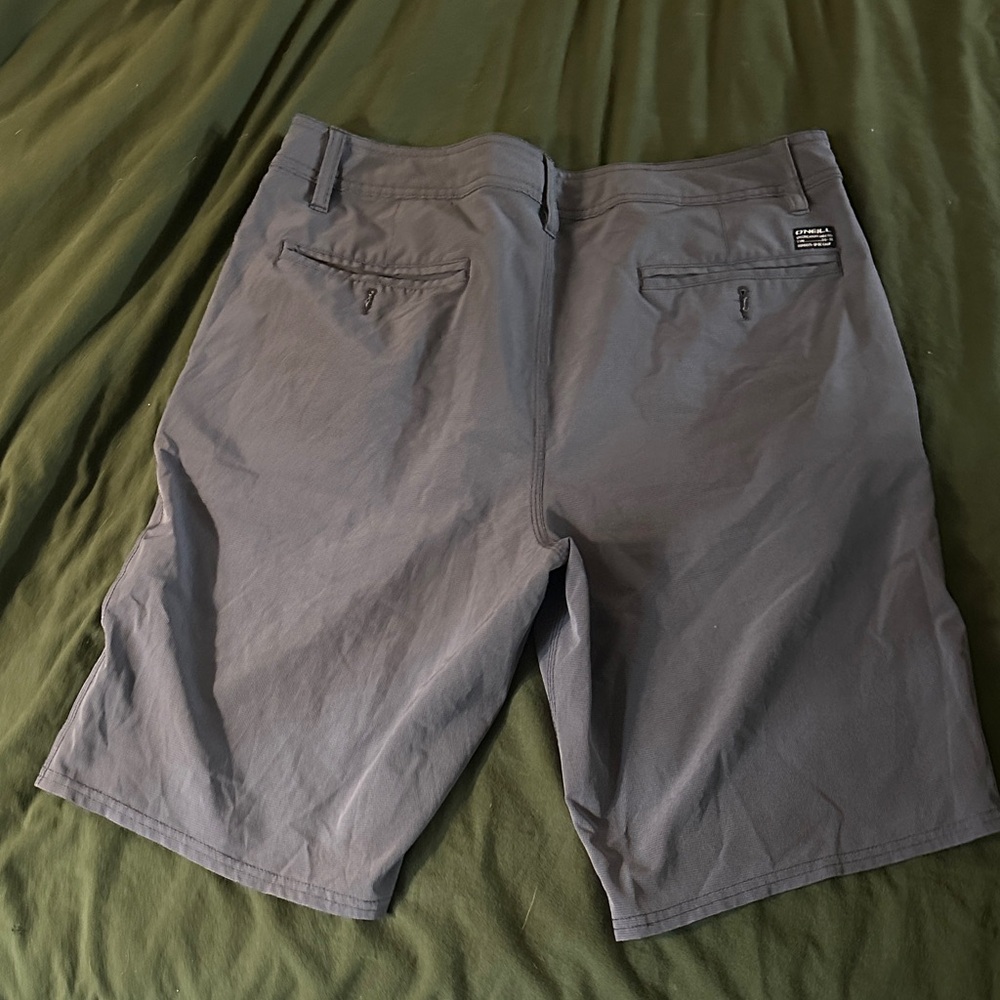 O'Neill Men's Gray Flat Front Shorts